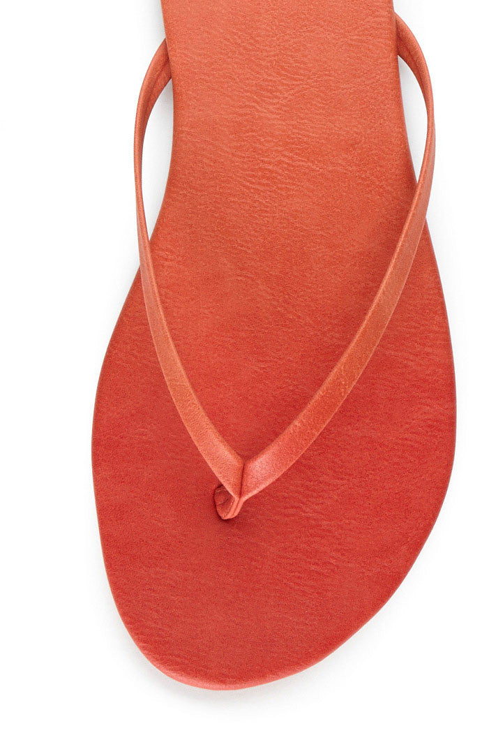 Daffodil Thong Sandal in Red