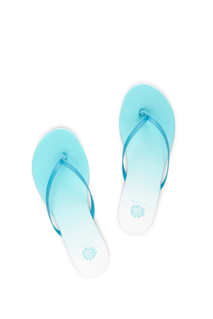 Daffodil Thong Sandal in Turquoise