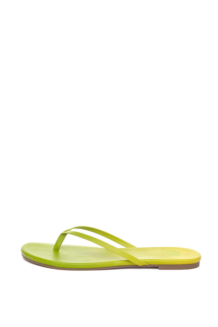 Daffodil Thong Sandal in Green