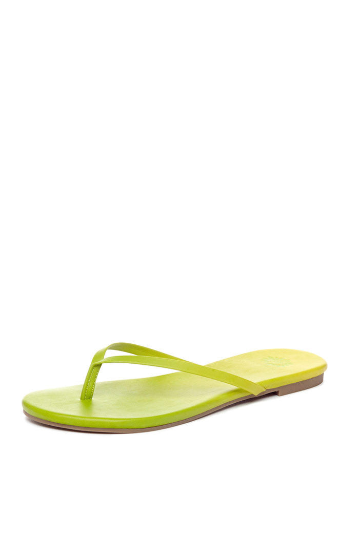 Daffodil Thong Sandal in Green