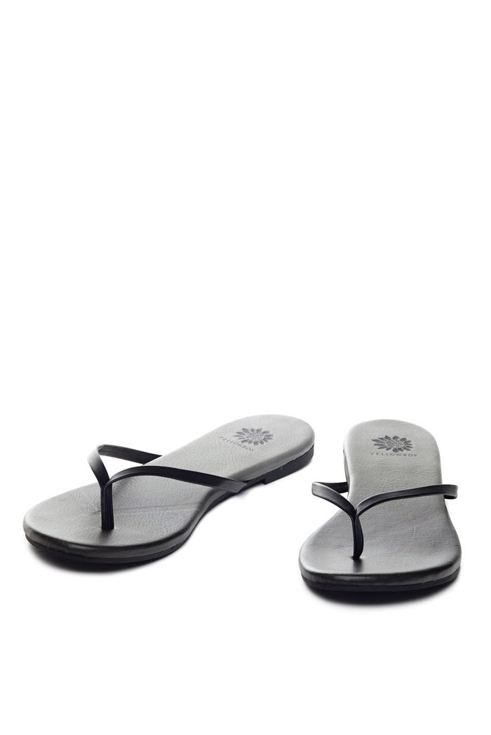 Daffodil Thong Sandal in Black