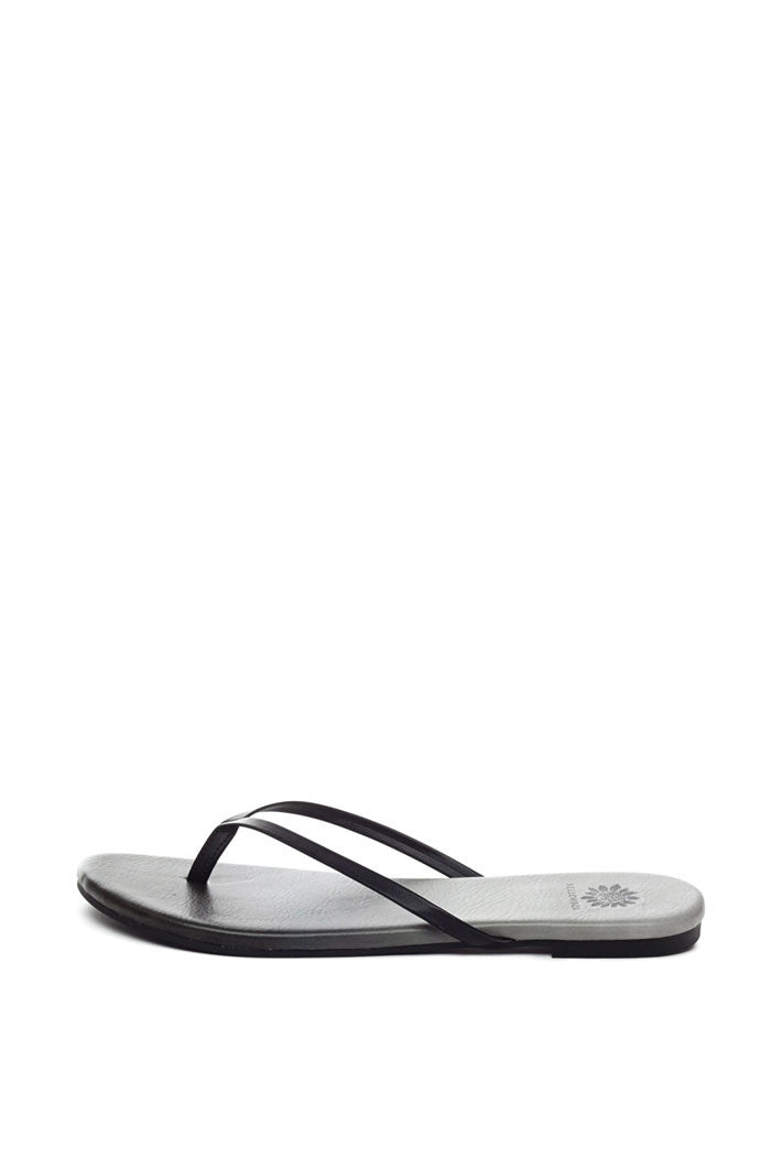 Daffodil Thong Sandal in Black