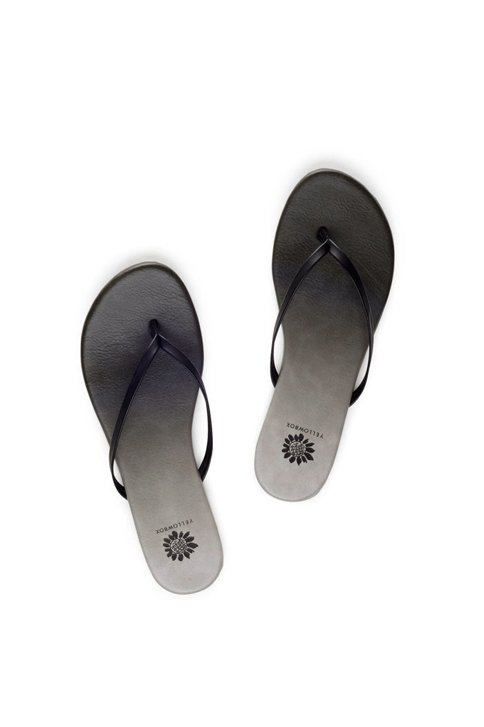 Daffodil Thong Sandal in Black