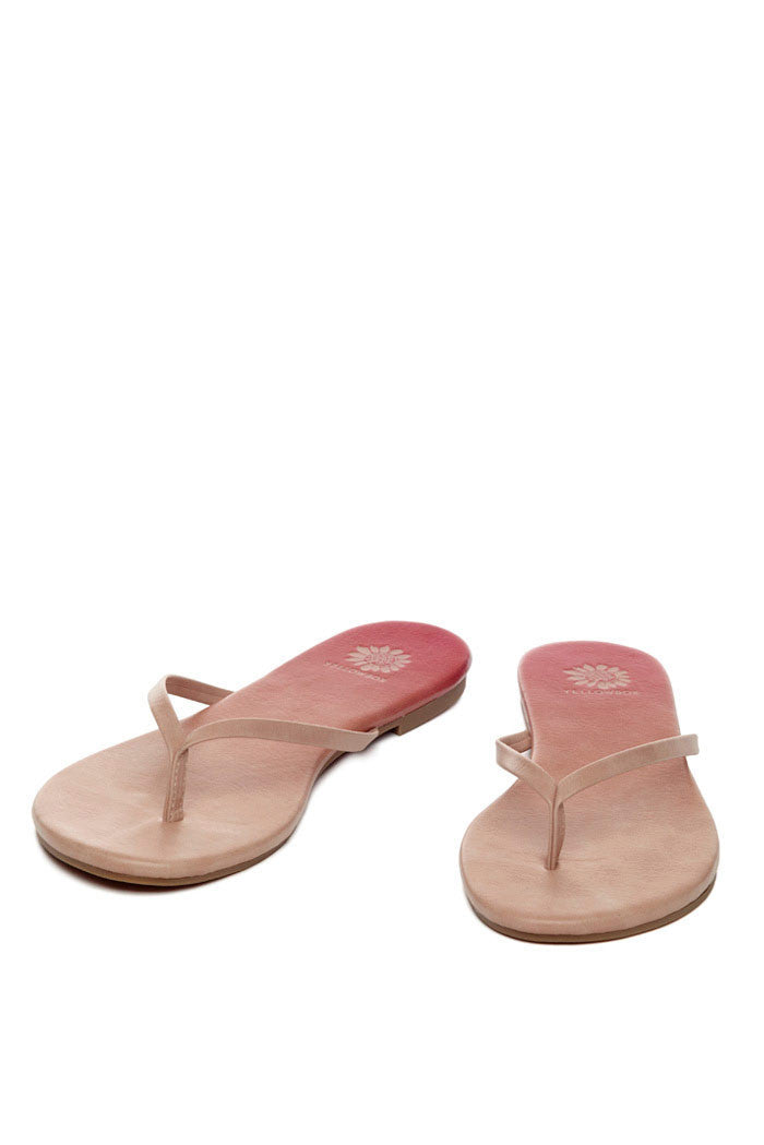 Daffodil Thong Sandal in Blush