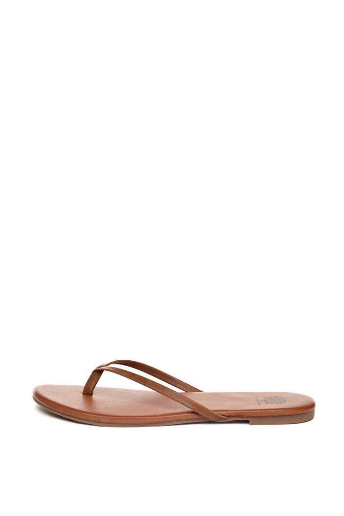 Daffodil Thong Sandal in Tan