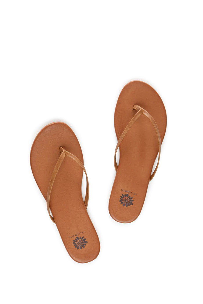 Daffodil Thong Sandal in Tan
