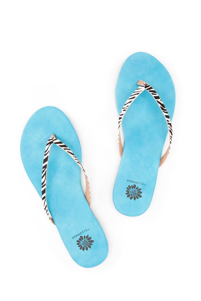 Ohanna Thong Sandal in Zebra