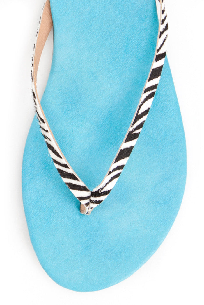 Ohanna Thong Sandal in Zebra