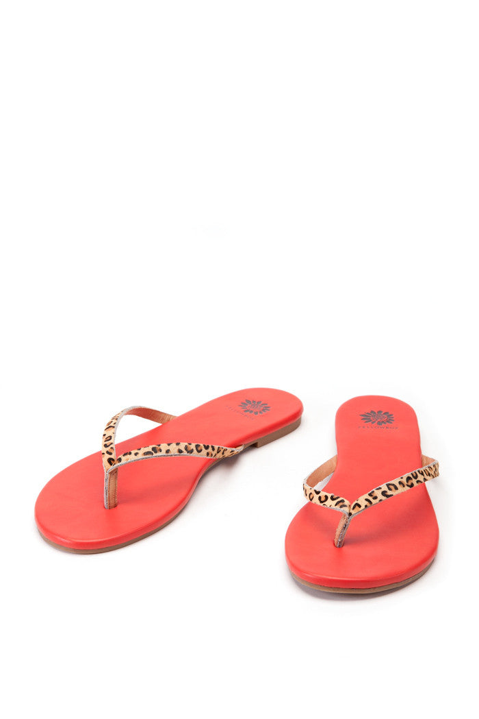 Ohanna Thong Sandal in Cheetah