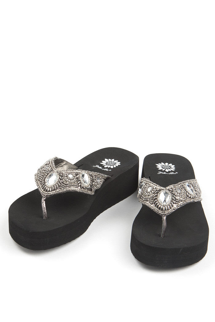 Delwyn Flip-Flop in Pewter