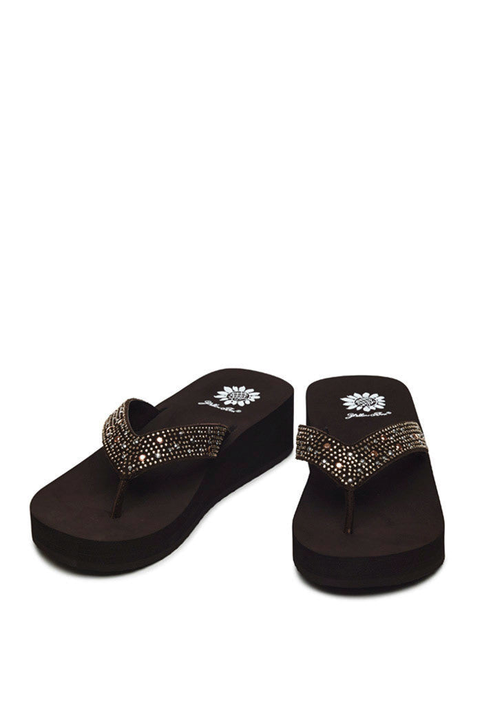 Africa Flip-Flop in Brown Multi