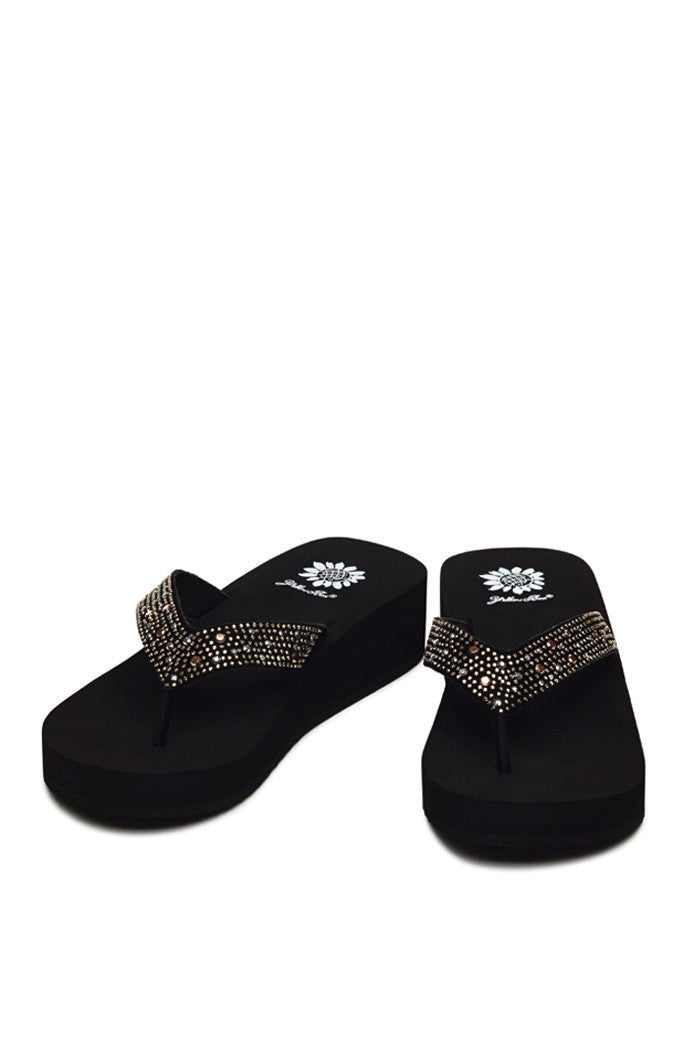 Africa Flip-Flop in Black Multi