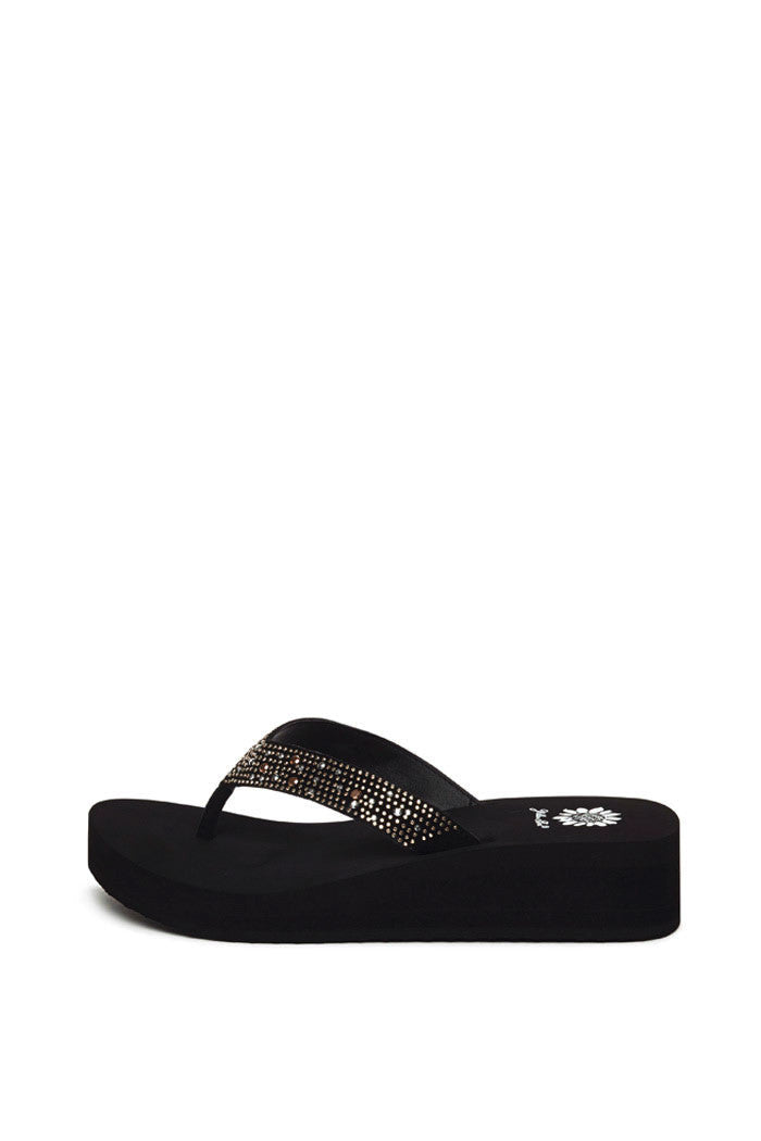 Africa Flip-Flop in Black Multi