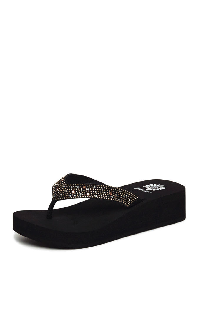 Africa Flip-Flop in Black Multi