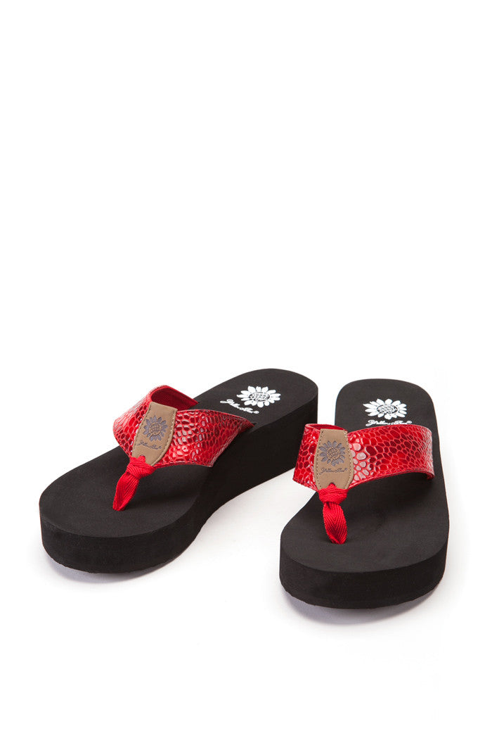 Elpisa Flip-Flop in Red