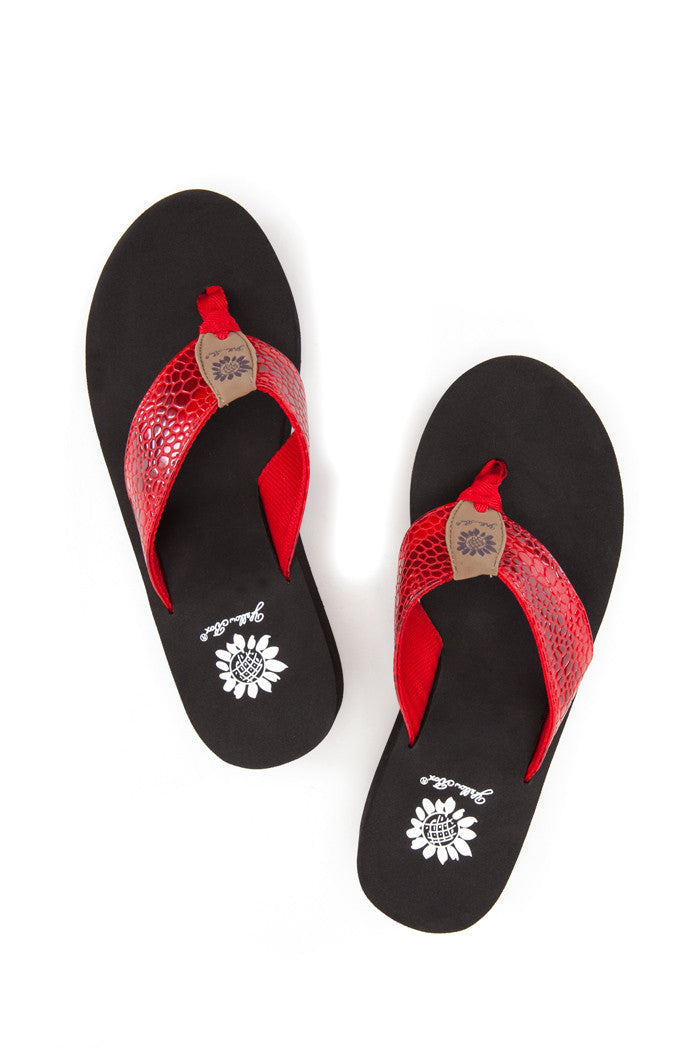 Elpisa Flip-Flop in Red