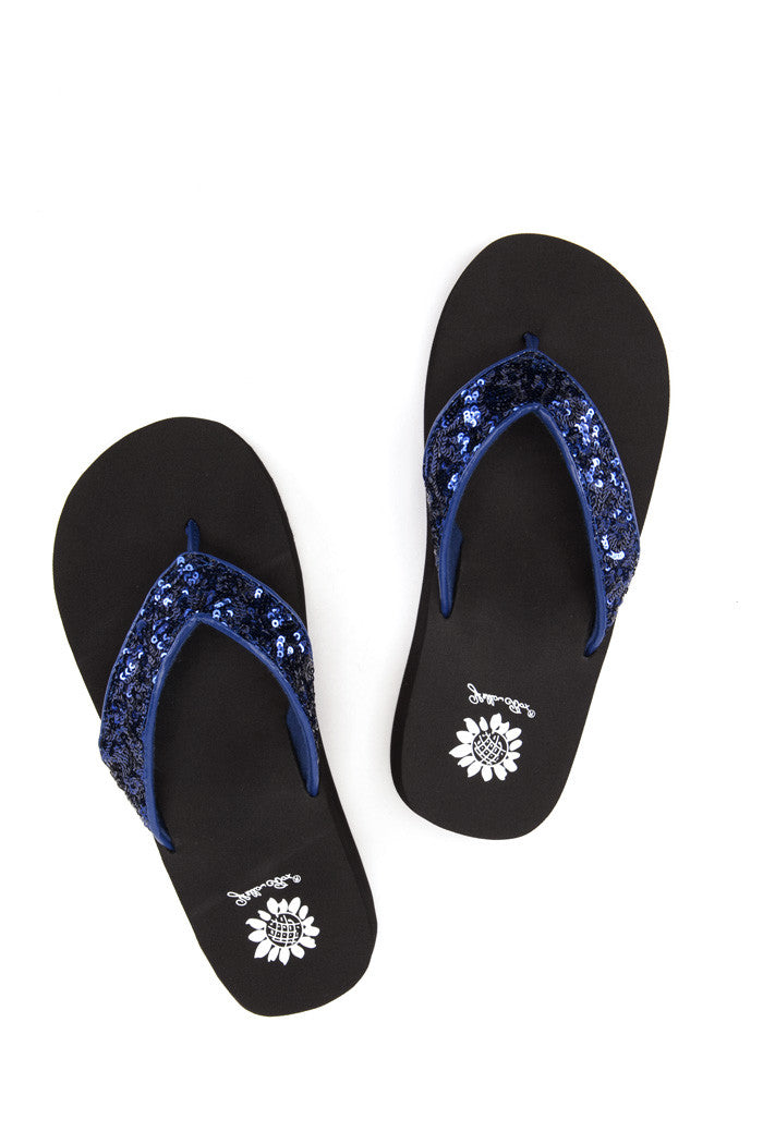 Kuria Flip-Flop in Navy