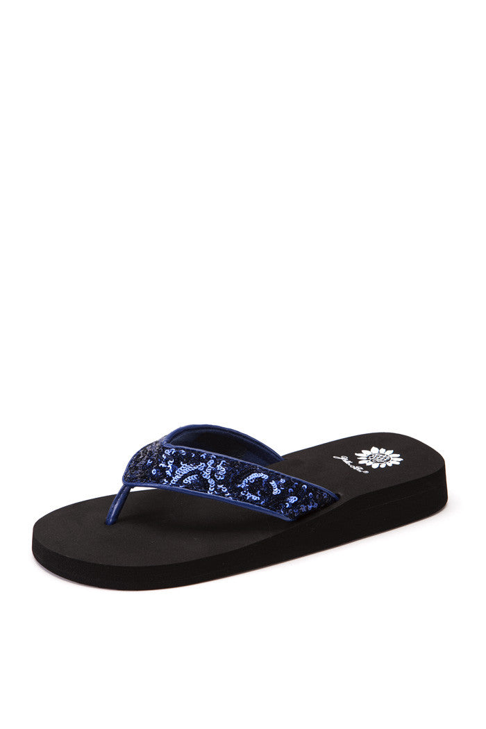 Kuria Flip-Flop in Navy