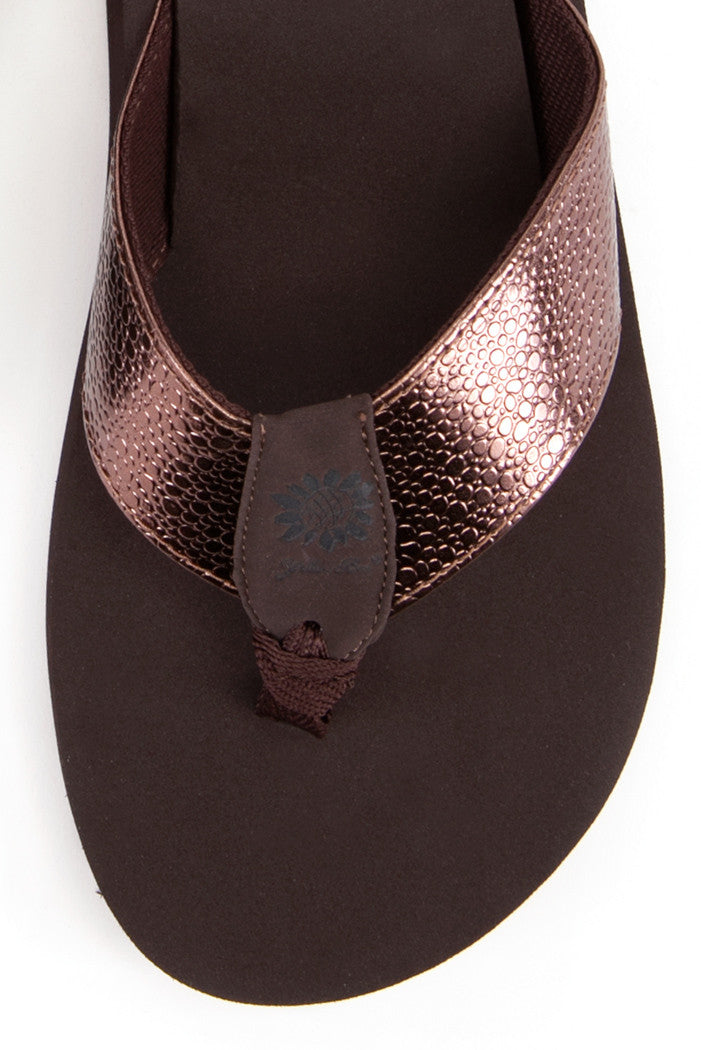 Savana Flip-Flop in Bronze