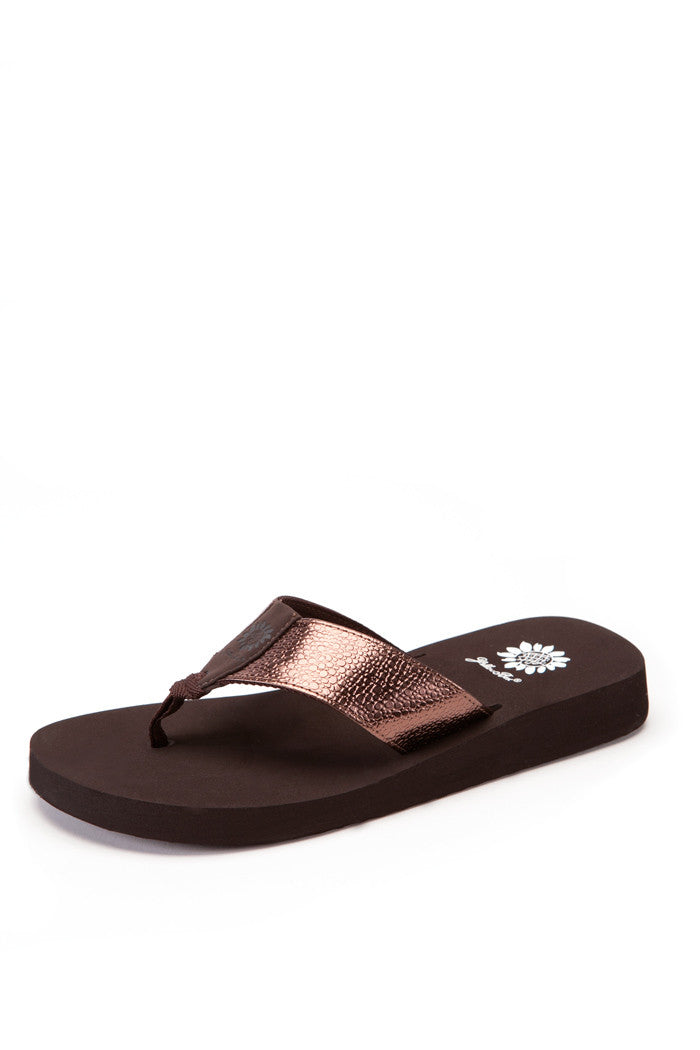 Savana Flip-Flop in Bronze