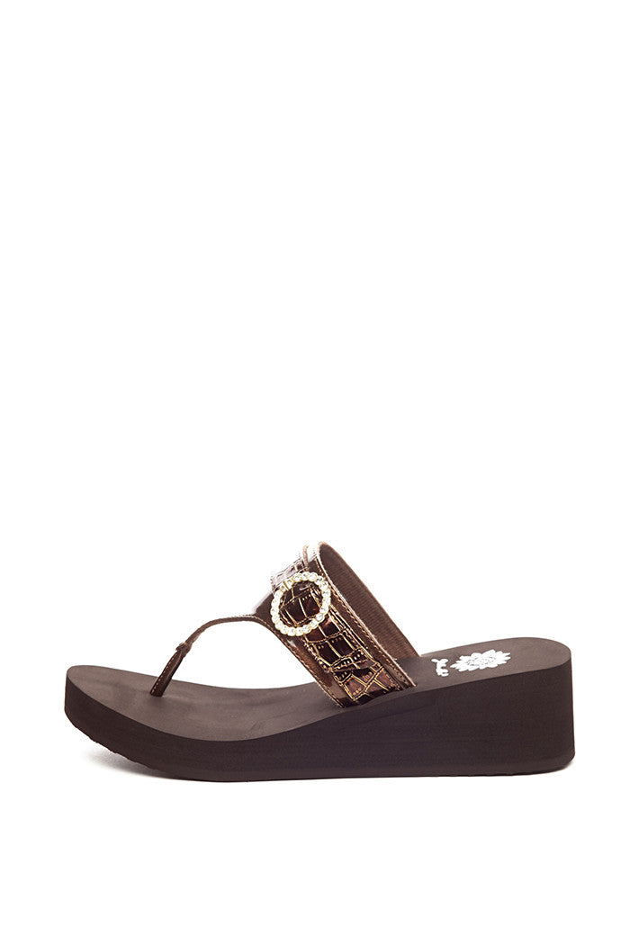 Yoselin Flip-Flop in Bronze