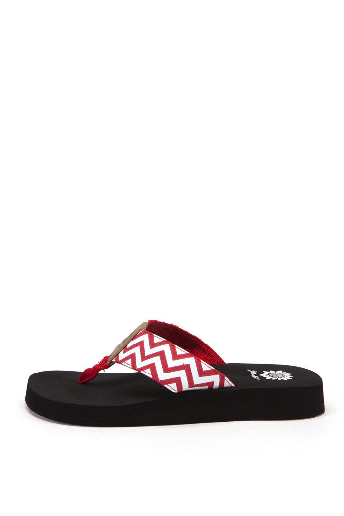 Yulisa Flip-Flop in Red