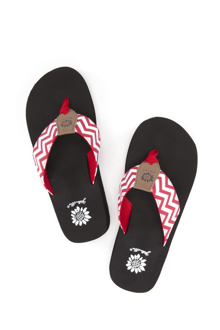 Yulisa Flip-Flop in Red