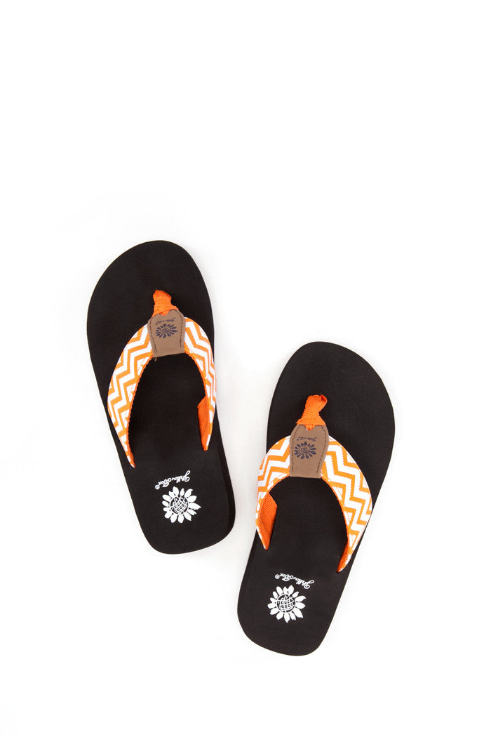 Yulisa II Girl's Flip-Flop in Orange