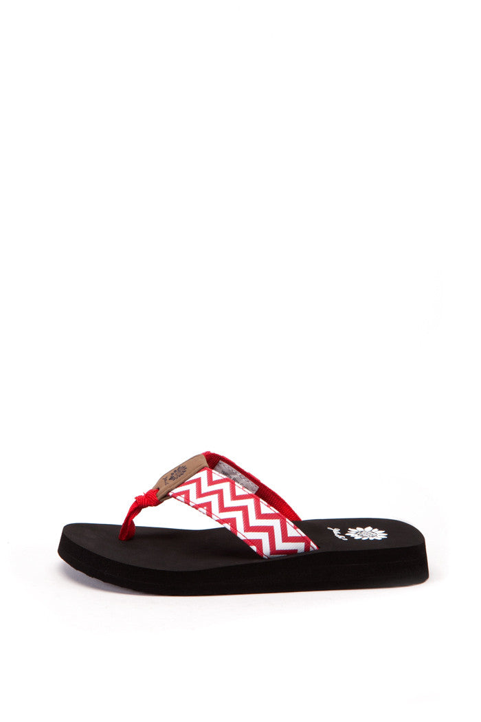 Yulisa II Girl's Flip-Flop in Red