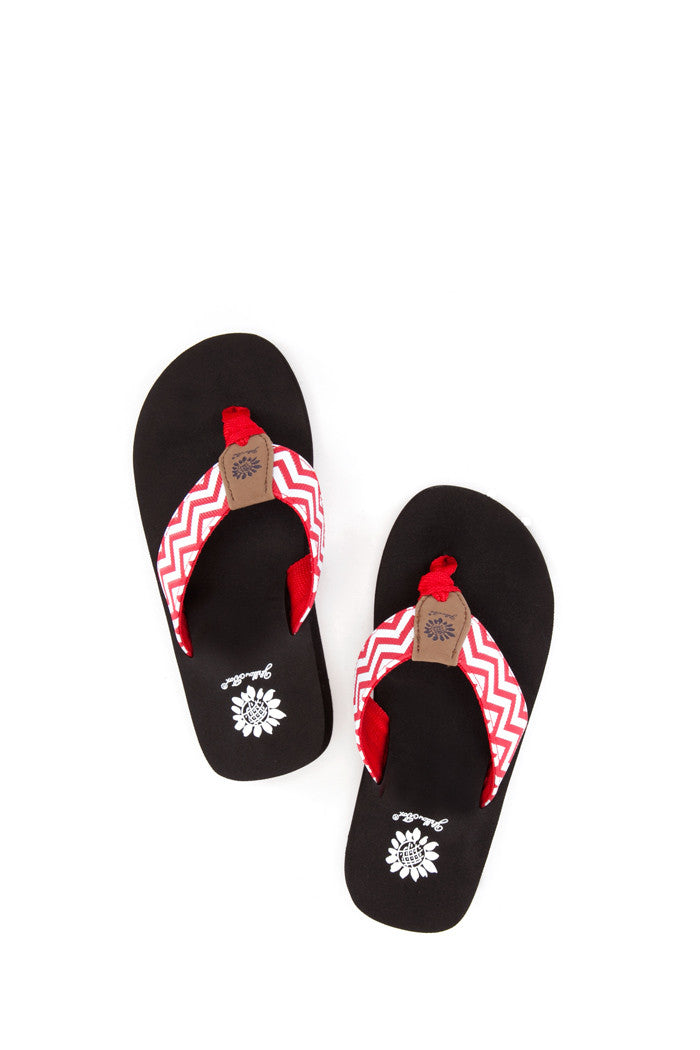 Yulisa II Girl's Flip-Flop in Red