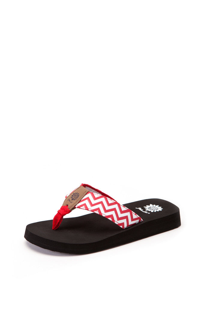 Yulisa II Girl's Flip-Flop in Red