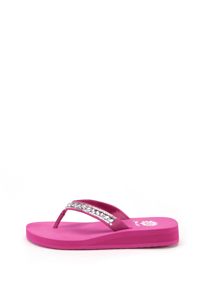 Zabrina II Girl's Flip-Flop in Fuchsia