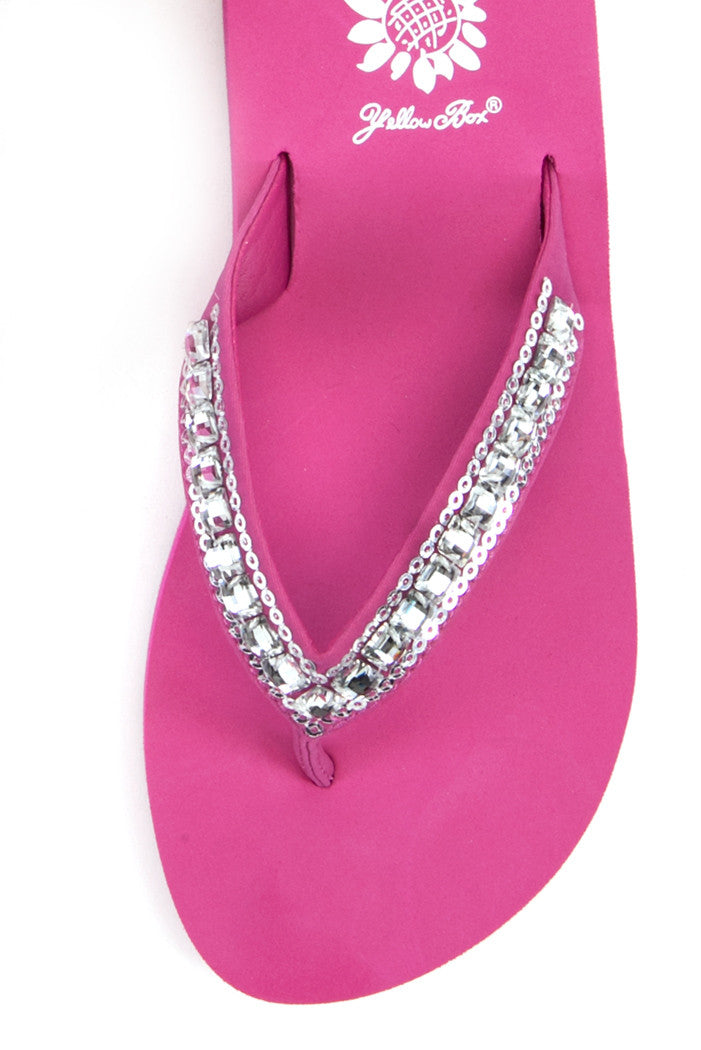 Zabrina II Girl's Flip-Flop in Fuchsia