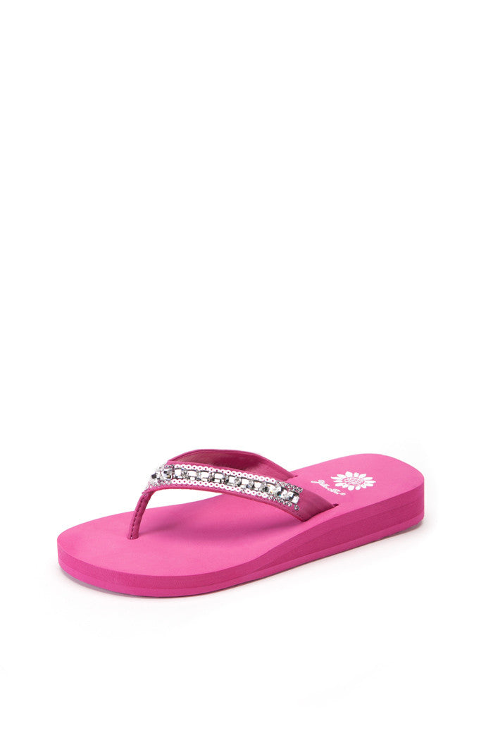 Zabrina II Girl's Flip-Flop in Fuchsia