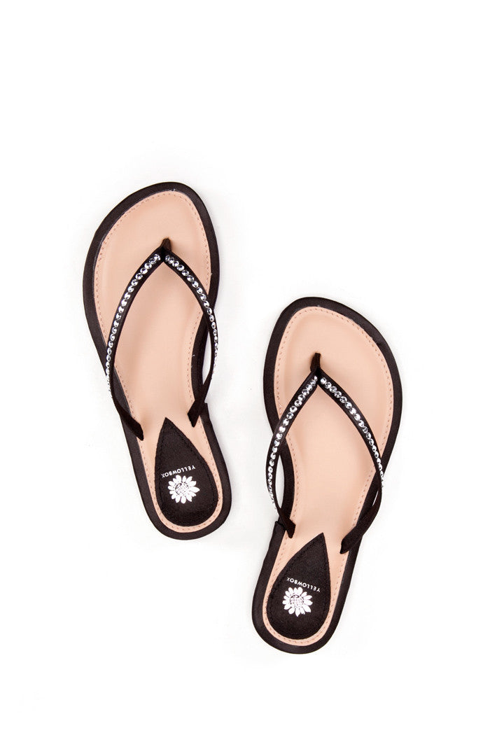Daisey II Girl's Flip-Flop in Black