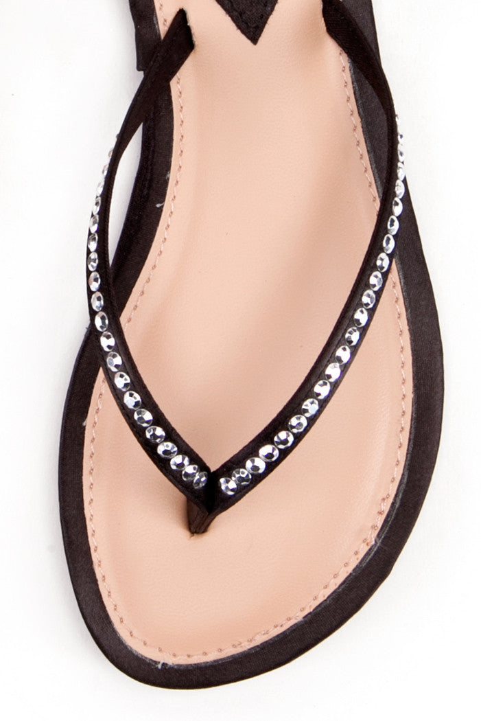 Daisey II Girl's Flip-Flop in Black