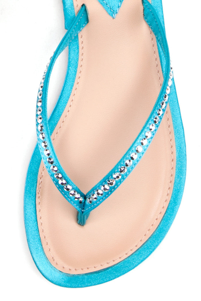 Daisey II Girl's Flip-Flop in Turquoise