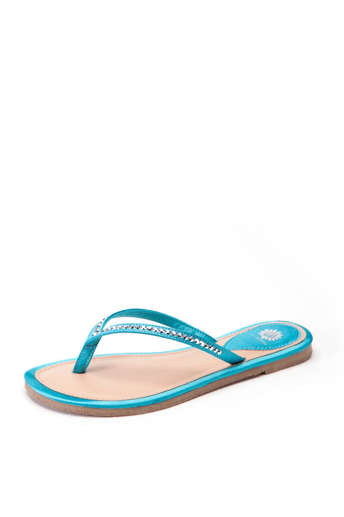 Daisey II Girl's Flip-Flop in Turquoise