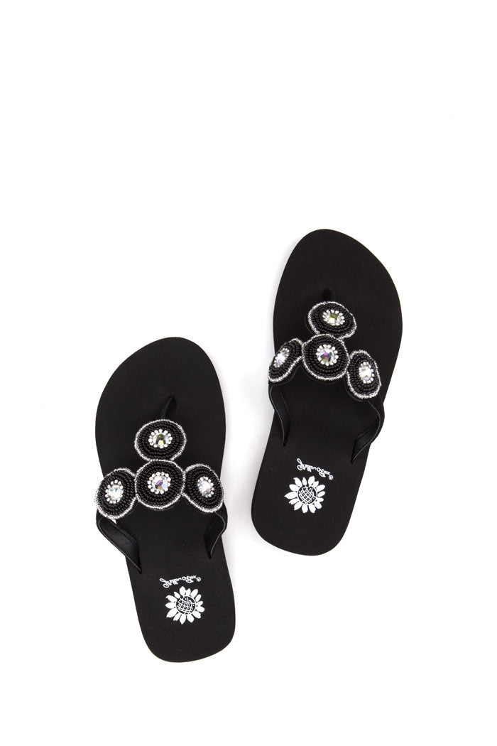 Donata II Girl's Flip-Flop in Black