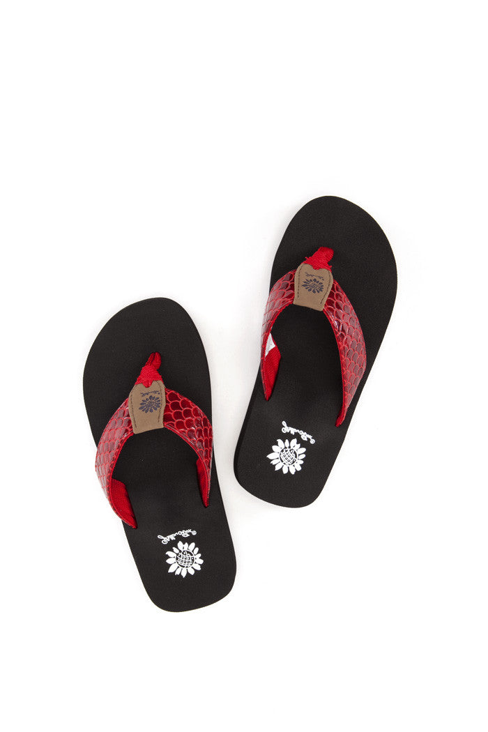 Sammi II Girl's Flip-Flop in Red