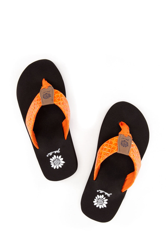 Sammi II Girl's Flip-Flop in Orange