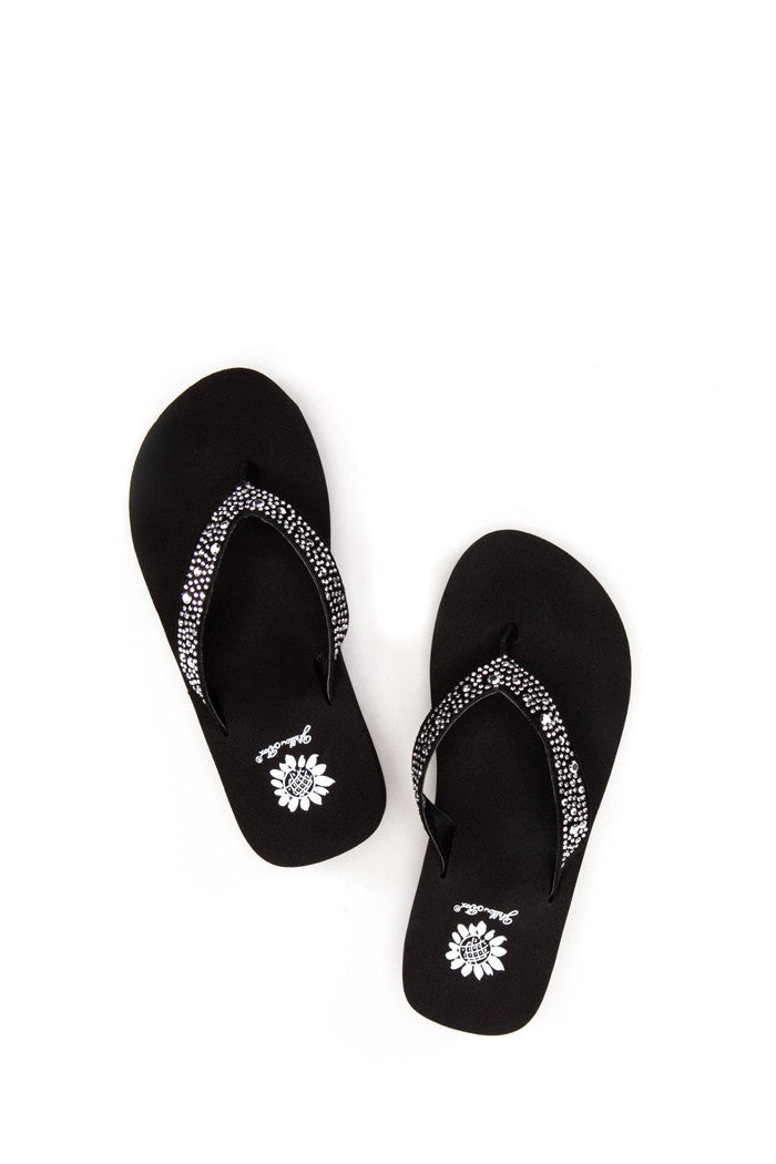 Zeus II Girl's Flip-Flop in Black