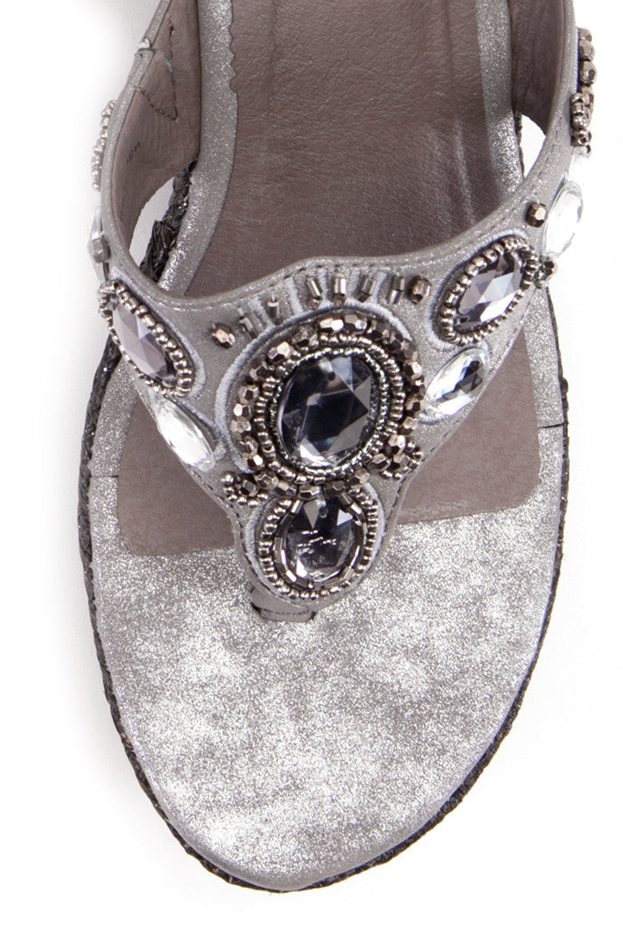 Felisha Wedge in Pewter