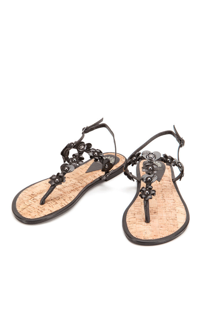 Honeysuckle Sandal in Black