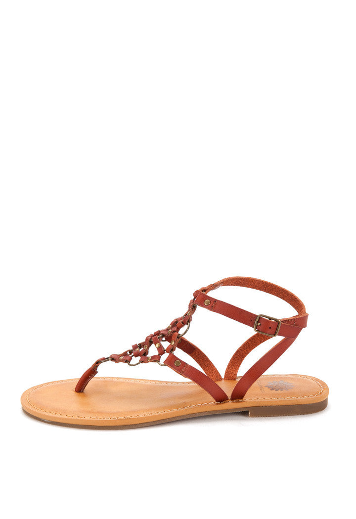 Jeriel Sandal in Cognac