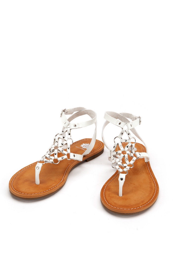 Jeriel Sandal in White