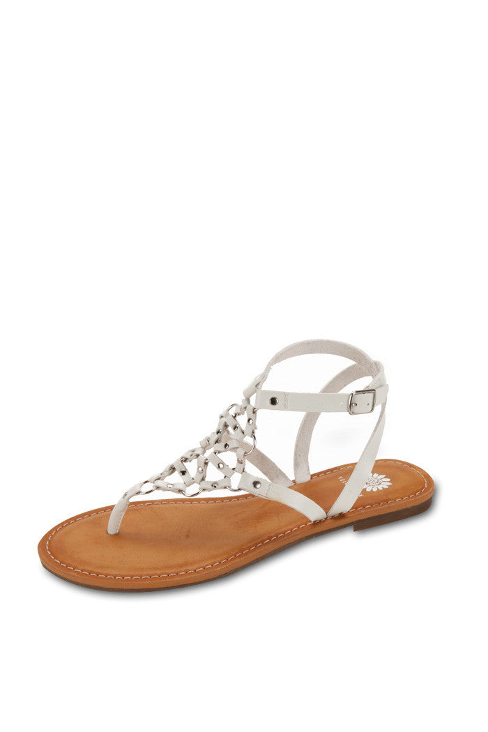 Jeriel Sandal in White