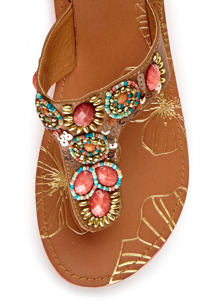 Kabuki Sandal in Pink