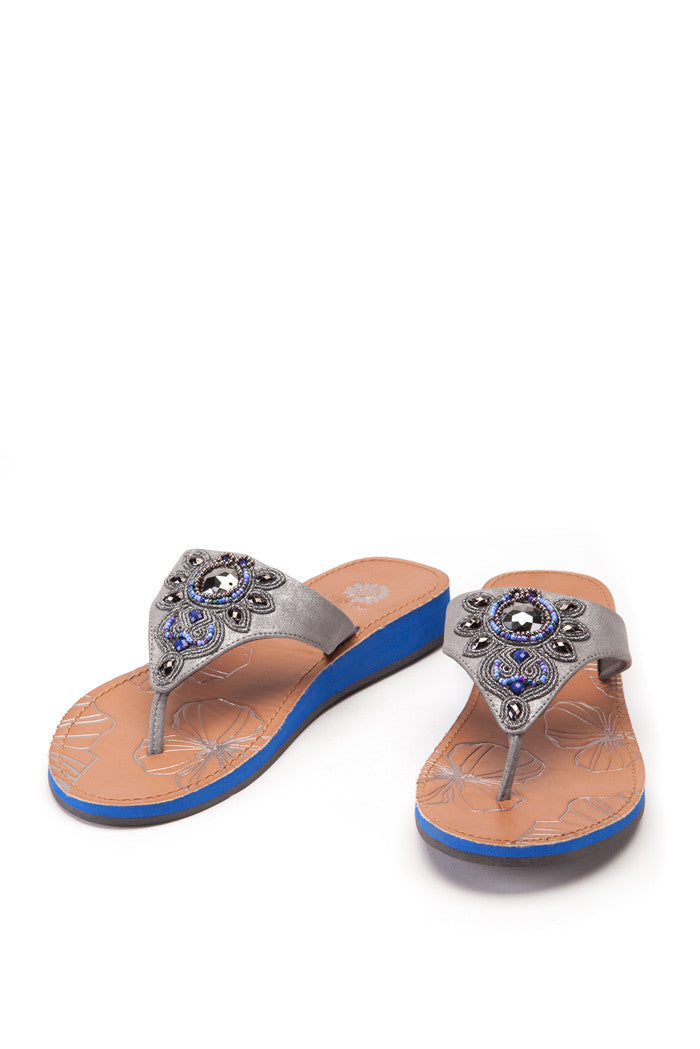 Nyoko Sandal in Pewter