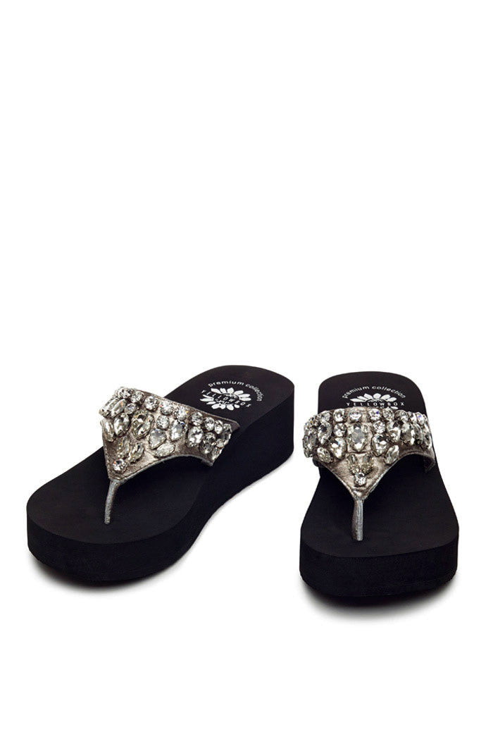 Zaida Flip-Flop in Pewter